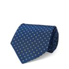 Ralph Lauren Square-print Silk Crepe Tie Navy/yellow