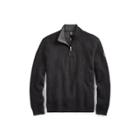 Ralph Lauren Reversible Estate-rib Pullover Polo Black/heather