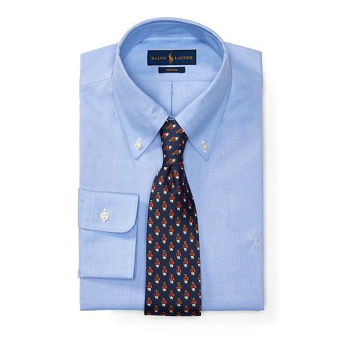 Polo Ralph Lauren No-iron Cotton Dress Shirt Sky/white