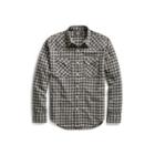 Ralph Lauren Cotton Twill Western Shirt Rl 972 Brown