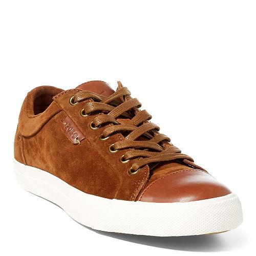 Polo Ralph Lauren Geffrey Suede Sneaker Snuff/polo Tan