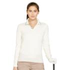 Ralph Lauren Golf Merino Wool V-neck Sweater Highland Cream