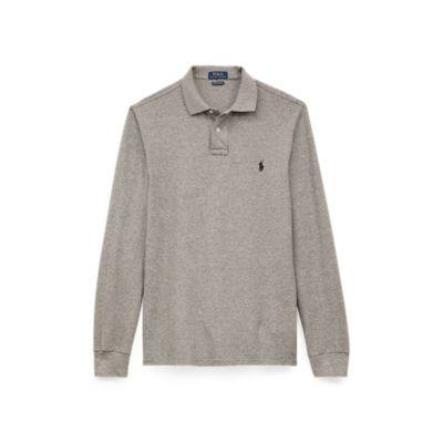 Ralph Lauren Custom Slim Long-sleeve Polo Canterbury Heather