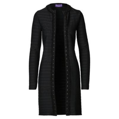 Ralph Lauren Leather-trim Cardigan Black