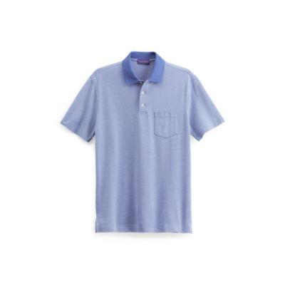 Ralph Lauren Oxford Piqu Pocket Polo Blue Agave