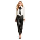 Ralph Lauren Leather Cargo Skinny Pant Polo Black