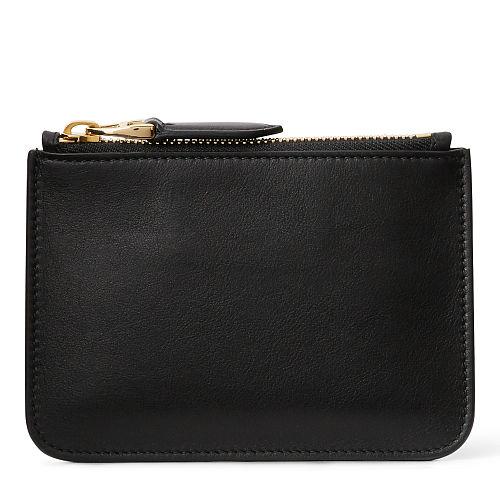 Ralph Lauren Luxe Calf Mini Zip Pouch