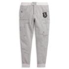 Ralph Lauren Cotton-blend-fleece Jogger Lt Grey Heather