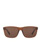 Polo Ralph Lauren Polo Square Sunglasses Matte Brown
