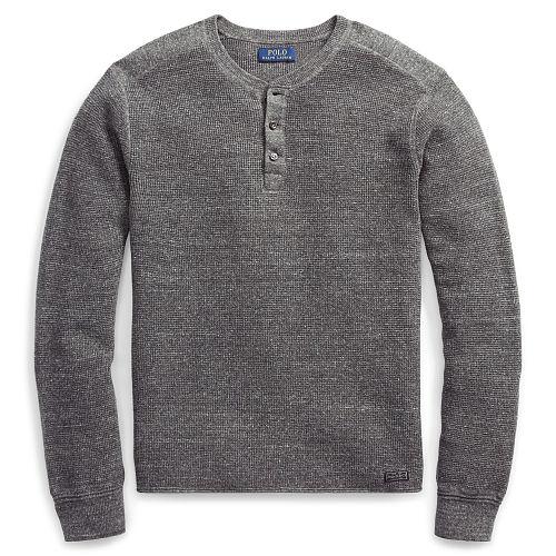 Polo Ralph Lauren Waffle-knit Cotton Henley