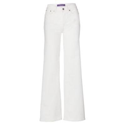 Ralph Lauren 143 High-rise Wide-leg Jean Rinsed White