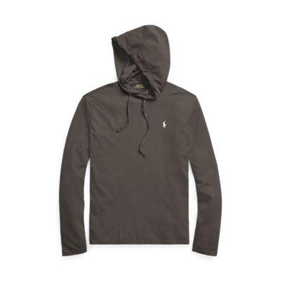 Ralph Lauren Cotton Jersey Hooded T-shirt Black Mask 1x Big