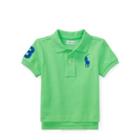 Ralph Lauren Cotton Mesh Polo Shirt New Lime 12m