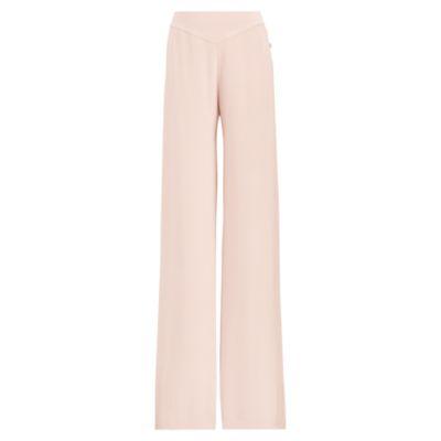 Ralph Lauren Frieda Silk Wide-leg Pant Blush