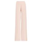 Ralph Lauren Frieda Silk Wide-leg Pant Blush