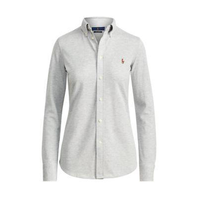 Ralph Lauren Slim Fit Oxford Shirt Heather