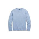 Ralph Lauren Cotton Crewneck Sweater Campus Blue Heather