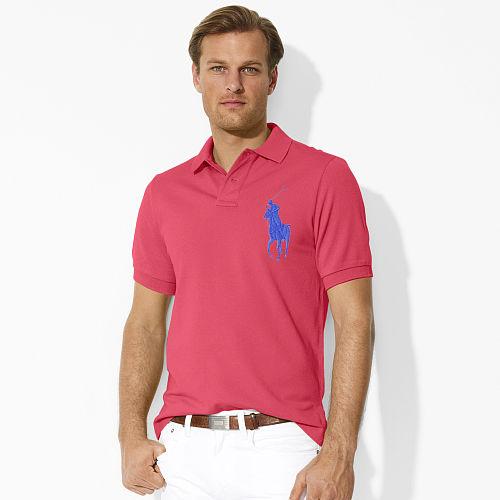 Polo Ralph Lauren Classic Fit Cotton Mesh Polo Tropic Pink