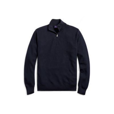 Ralph Lauren Piqu Merino-cashmere Sweater Classic Chairman Navy