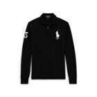 Ralph Lauren Slim Fit Long-sleeve Polo Polo Black