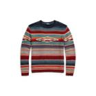 Ralph Lauren Serape Crewneck Sweater Teal Multi