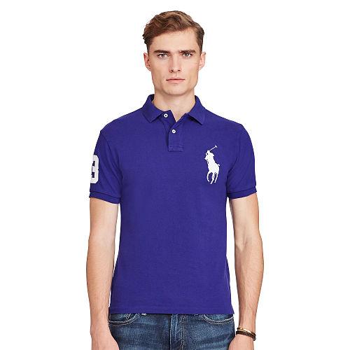 Polo Ralph Lauren Slim-fit Big Pony Polo Shirt Royal Marine