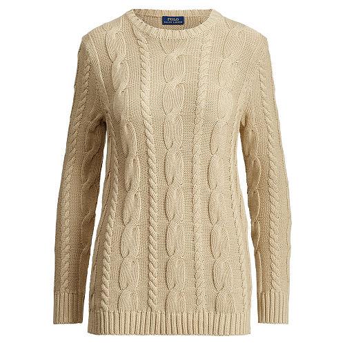 Polo Ralph Lauren Side-zip Cotton Cable Sweater