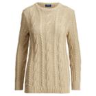 Polo Ralph Lauren Side-zip Cotton Cable Sweater