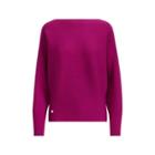 Ralph Lauren Cotton-blend Dolman Sweater Berry Jam