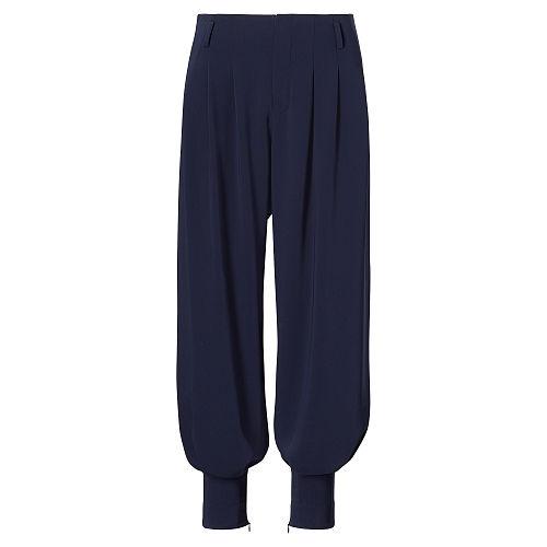 Polo Ralph Lauren Twill Tapered Wide-leg Pant French Navy