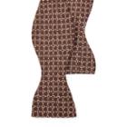 Polo Ralph Lauren Print Linen Bow Tie Brown