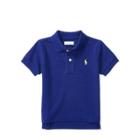Ralph Lauren Cotton Mesh Polo Shirt Royal Marine 3m