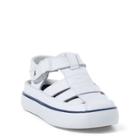 Ralph Lauren Sander Canvas Sneaker-sandal White Leather