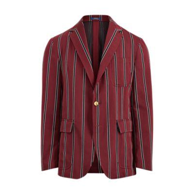 Ralph Lauren Striped Cricket Blazer Red/navy/white