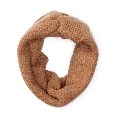 Ralph Lauren Ribbed Cashmere Snood Camel
