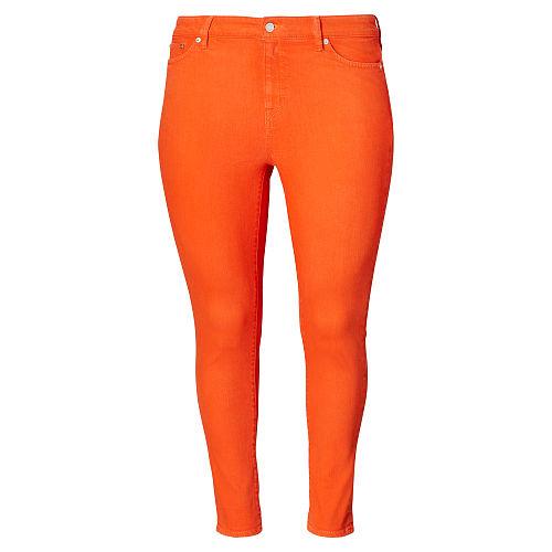 Ralph Lauren Lauren Woman Premier Skinny Ankle Jean Orange