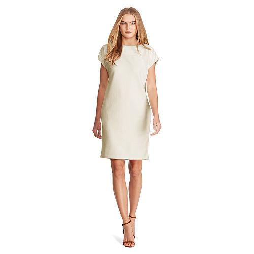 Polo Ralph Lauren Wool-blend Shift Dress Sandtrap
