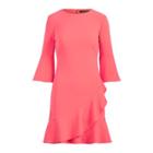 Ralph Lauren Crepe Bell-sleeve Dress Haute Crl