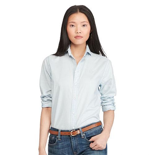 Polo Ralph Lauren Relaxed-fit Cotton Shirt Washed Blue