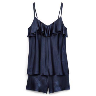 Ralph Lauren Satin Cami & Sleep Short Set Navy