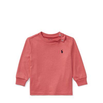 Ralph Lauren Cotton Long-sleeve T-shirt Adirondack Berry 6m