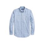 Ralph Lauren Classic Fit Plaid Oxford Shirt Blue/red Multi 2x Big
