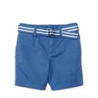 Ralph Lauren Belted Stretch Cotton Short Sporting Blue 6m