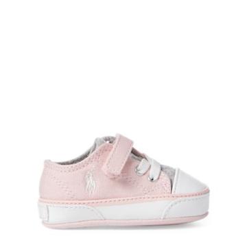 Ralph Lauren Koni Canvas Low-top Sneaker Light Pink Canvas 0 (0-6 Wks)