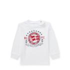 Ralph Lauren Cotton Jersey Graphic T-shirt White 24m