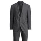 Polo Ralph Lauren Polo Pinstripe Wool Suit Grey And White