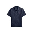Ralph Lauren Custom Slim Fit Mesh Polo Newport Navy/red Pp
