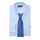 Polo Ralph Lauren Standard Fit Cotton Shirt Air Force Blue/white