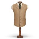 Ralph Lauren Linen-blend Tweed Lapel Vest Dirty Blonde
