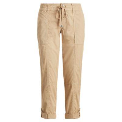 Ralph Lauren Drawstring Chino Cargo Pant Birch Tan